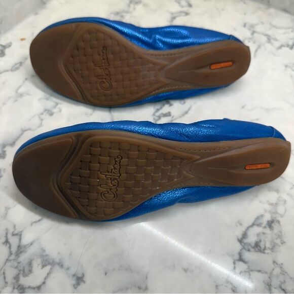 Cole Haan Nike Air Jenni metallic cobalt ballet Flats 6 - Picture 5 of 8
